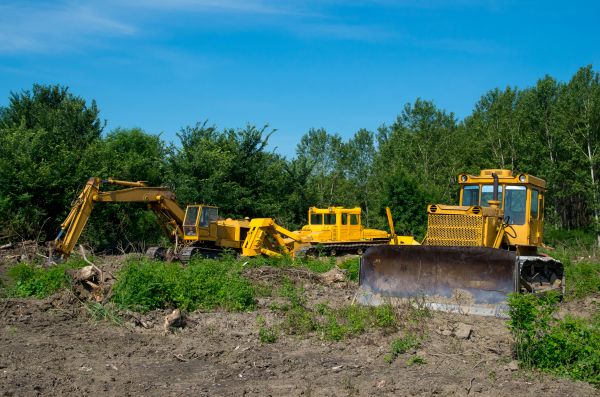 Bulldozer Clearing in Kaysville